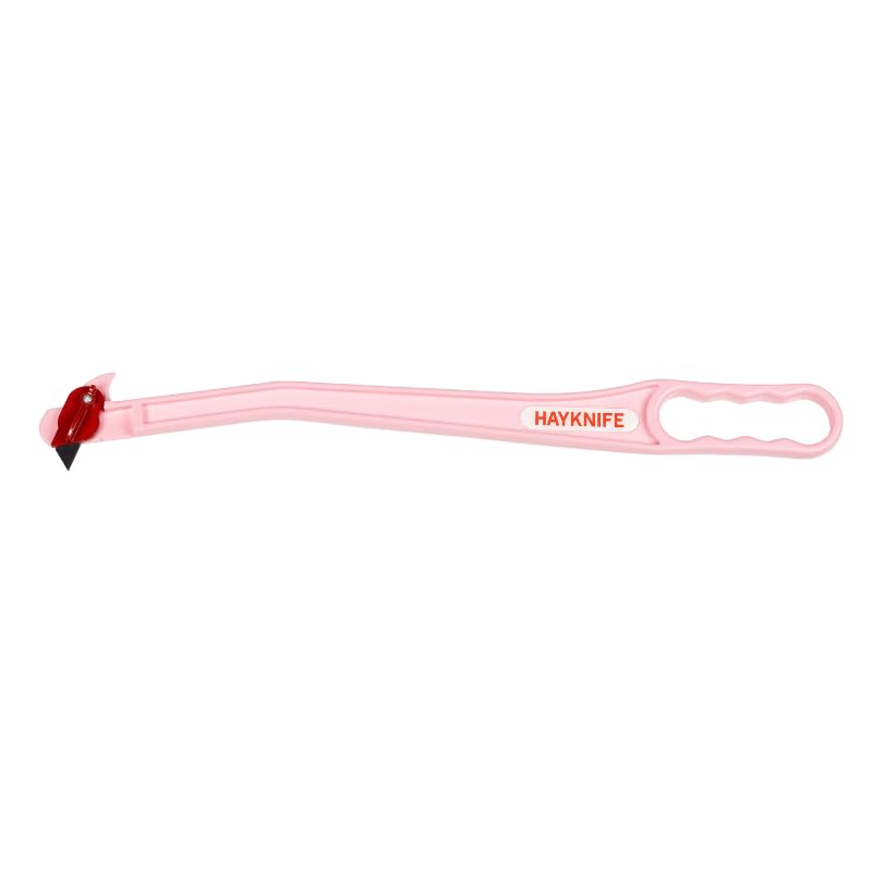 28" Hay Knife, Hay Cutter Tool for Net Wrap & Baling Twine (Pink) - color: Pink