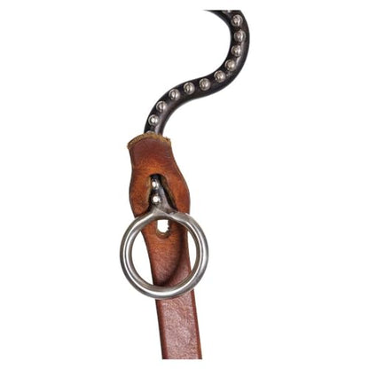 Billy Royal Oiled Hermann Oak Leather Slot Reins for Horses | Enhance Your Ride with Precision & Style | Color Dark Oil