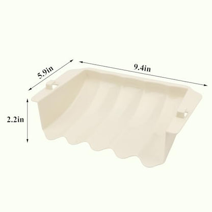 Hypeety Rabbit Hay Feeder Automatic Hay Rack for Guinea Pigs, White - color: White, size: 1pc