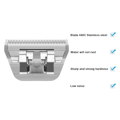 30W Dog Grooming Wide Blade,Detachable Pet Dog Grooming Blades,Compatible with Andis,Oster A5,Wahl km10 Clippers.Cutting Length 1/50"(0.5mm) - color: 30w