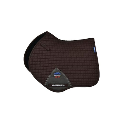 WeatherBeeta Prime Air-Tec Jump Shaped Saddle Pad - color: Chocolate, size: Large