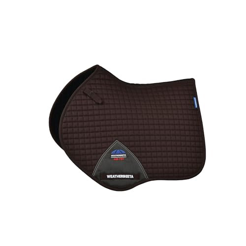 WeatherBeeta Prime Air-Tec Jump Shaped Saddle Pad - color: Chocolate, size: Large