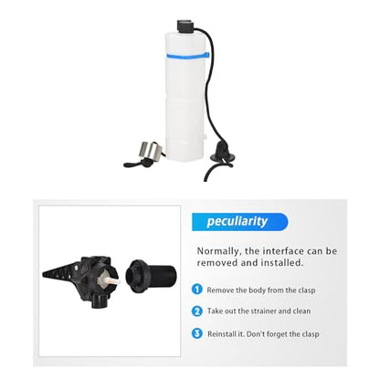 3/4‘’Tankbuddy Valve High Flow Large Water Discharge Float Valve Double Water Level and Adjustable Water Level (0.75 Inch(TB20)) - style: 0.75 Inch(TB20)