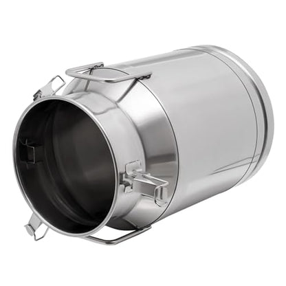 DYNAMI 8Gal Stainless Steel Milk Bucket With Faucet,Thickened Stainless Steel Milk Can with Sealing Lid,Large Liquid Container Storage,for Milk,Wine, Oil Storage Transport (30L/8gal,w/Faucet) - size: 8gal