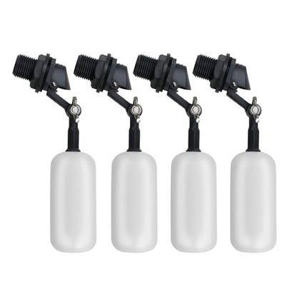 A.I.FORCE 1/2 Inch NPT Float Valve 4-Pack for Livestock Troughs