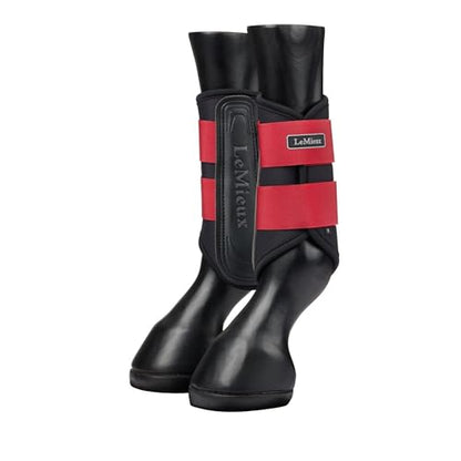 LeMieux Carbon Mesh Wrap Support Horse Boots - Protective Gear and Training Equipment - Equine Boots, Wraps & Accessories - color: Chilli