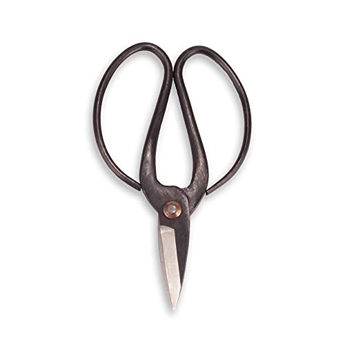 BambooMN Bonsai 7" Heavy Duty Butterfly Shear - 3 Pieces - color: 7" Heavy Duty Butterfly Shear, size: 3