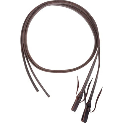 Martin Saddlery Reins Doubled Stitched Split Broke in Feel SR58LATDS - size: One Size