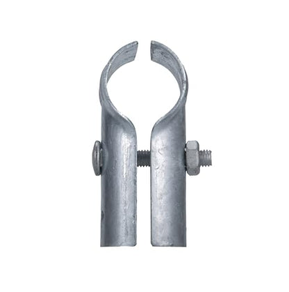 Fence T Clamp Galvanized Steel End Rail Clamps 1-3/8" x 1-3/8" (Set of 6) - style: Set of 6
