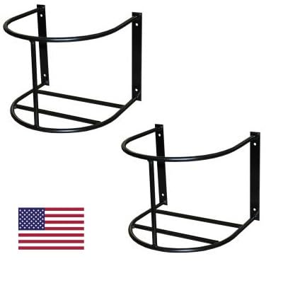 Heavy Duty Horse Bucket Holder Package of 2 Securely Hang Your 5-Gallon Horse Water and Feed Buckets With These Sturdy All Steel Construction Design