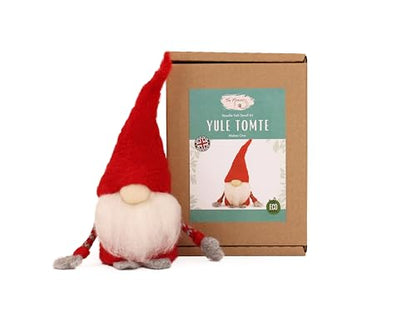 Wizardi Beginner Needle Felting Kit for Adults - Yule Tomte. Fantasy Felting Kit 20cm Tall. Felting Tools. Wool Felting Supplies. Felt Crafts. Wool Felt. The Makerss - color: Yule Tomte