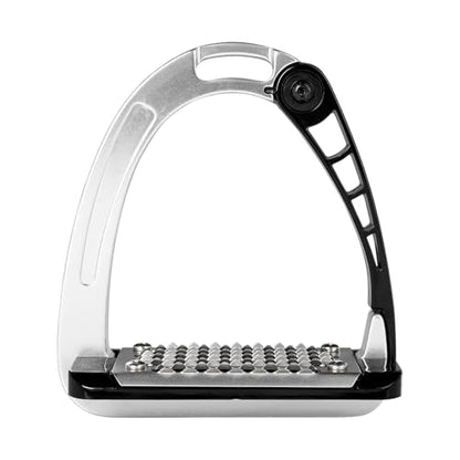 Acavallo Alupro Junior Stirrups, One Size, Black, Set of 2 - color: Aluminium Silver