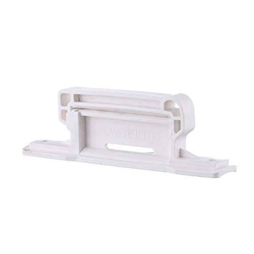 25-Pack Electric Fence Wood Post Poly Tape Insulators, White - color: White