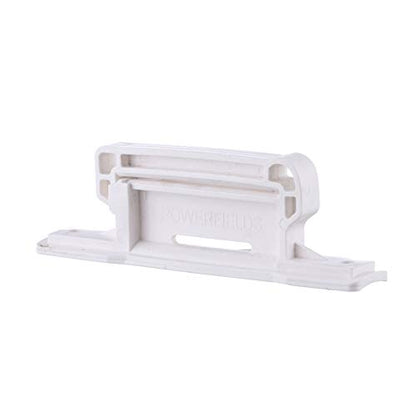 25-Pack Electric Fence Wood Post Poly Tape Insulators, White - color: White
