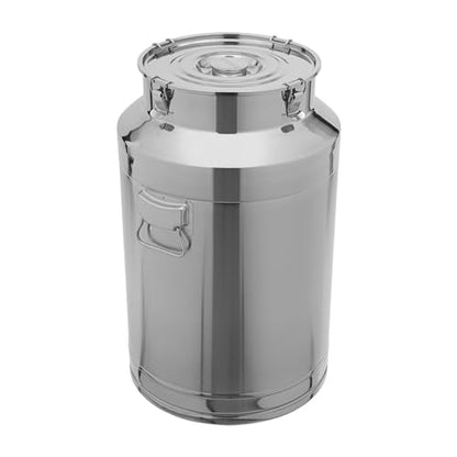 76L/20Gal Milk Can - 304 Stainless Steel Milk Jug With Locking Latch, Milk Bucket Wine Pail Bucket With Silicone Sealed Lid - size: 76L/20Gal