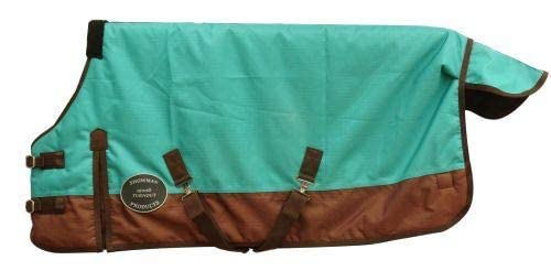 Showman Pony/Yearling 42"- 46" 1200 Denier Waterproof & Breathable Turnout Sheet - color: Teal