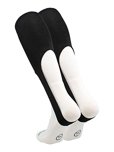 TCK 9 Inch Solid Baseball Stirrups - Adult and Youth - color: Black, size: Medium