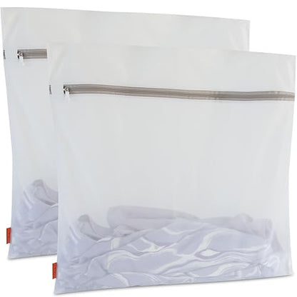 Polecasa Mesh Laundry Bags 2 Pack (XX-Large, 24x24”) - size: 2 Jumbo