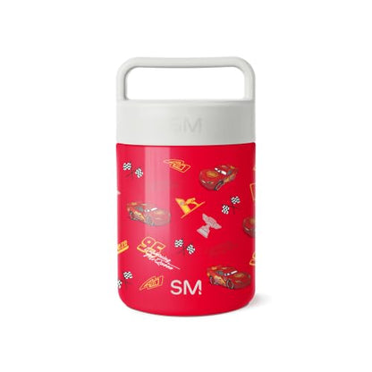 Simple Modern Disney Cars Insulated Food Jar with Handle | 12oz | Provision Stainless Steel Food Jar, Lunch Container | Leak Proof for Adults, Smoothie Bowl, Soup | Lightning McQueen - color: Disney: Cars Lightning Speed, size: 12 Ounces
