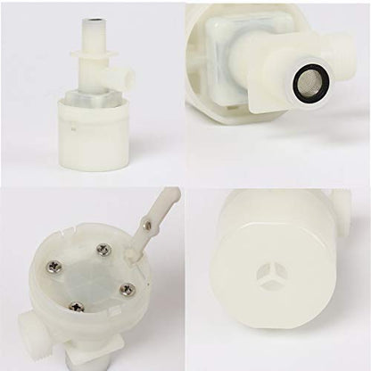 Water Float Valve, Water Level Control Water Tank Traditional Float Valve Upgrade 2 PCS (1/2", up inlet) - color: up inlet, size: 1/2" to 1/2"