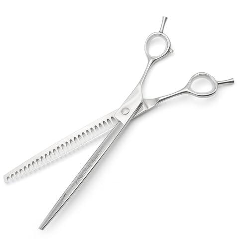Chris Christensen Classic Series Grooming Shears, 8 in Chunky Blender Shear, Groom Like a Professional, Any Skill Level, Made From 440C Japanese Steel - size: 8.5 inch Chunky Blender