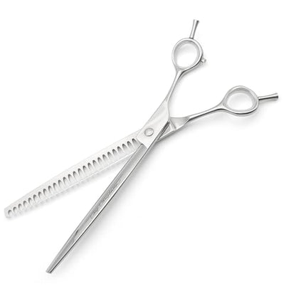 Chris Christensen Classic Series Grooming Shears, 8 in Chunky Blender Shear, Groom Like a Professional, Any Skill Level, Made From 440C Japanese Steel - size: 8.5 inch Chunky Blender