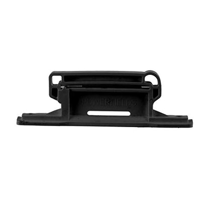 25-Pack Electric Fence Wood Post Poly Tape Insulators, Black - color: Black