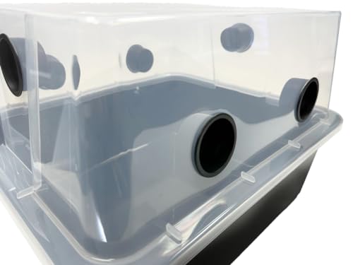 Myco Labs Grower's Select Mushroom Monotub Fruiting Chamber with Filter Disks and Liner - size: 48 Quart