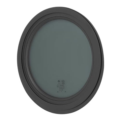 Round Fixed RV Window 12" Round Tinted RV Window, Round RV Windows for Camper, Caravan, Motorhome, Fits 0.12-0.24 In and 2.13 In Wall Thickness