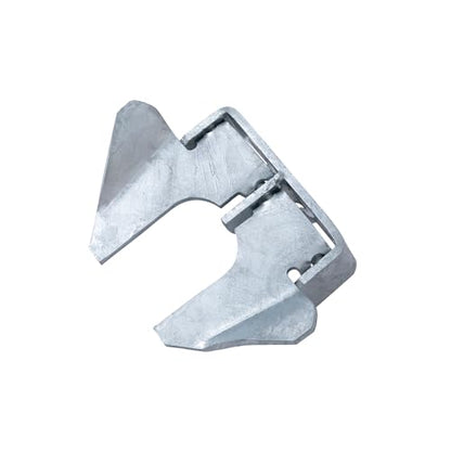 VIVIDA Butterfly Gate Latch, Wall Mount Gate Latch, 1-3/8" to 1-5/8", 1 PCS - color: Silver, 1 Pack