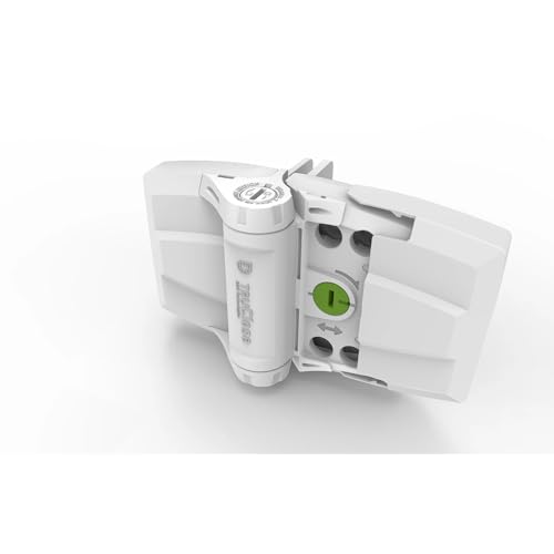 D&D TCHDMA1S3WT TruClose Mult-Adjust Heavy Duty Gate Hinge, White, 2 pcs - color: Series 3 White