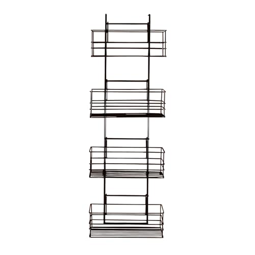 EASY-UP Mini Basket Groom Room Rack | Space-Saving Design | Portable | Includes 4 Baskets | Fits Standard 2" Stall Board | 5 Year Warranty