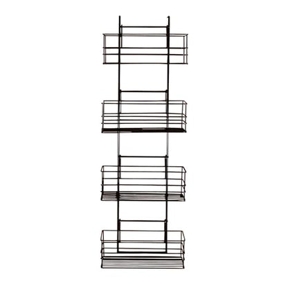 EASY-UP Mini Basket Groom Room Rack | Space-Saving Design | Portable | Includes 4 Baskets | Fits Standard 2" Stall Board | 5 Year Warranty
