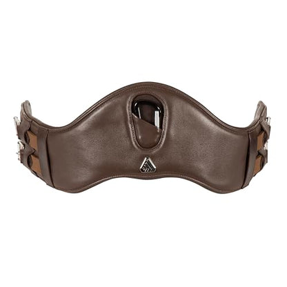 Shires Lusso Dressage Girth - color: Havana, size: 24"