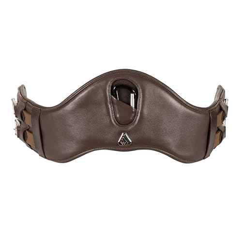 Shires Lusso Dressage Girth - color: Havana, size: 30"
