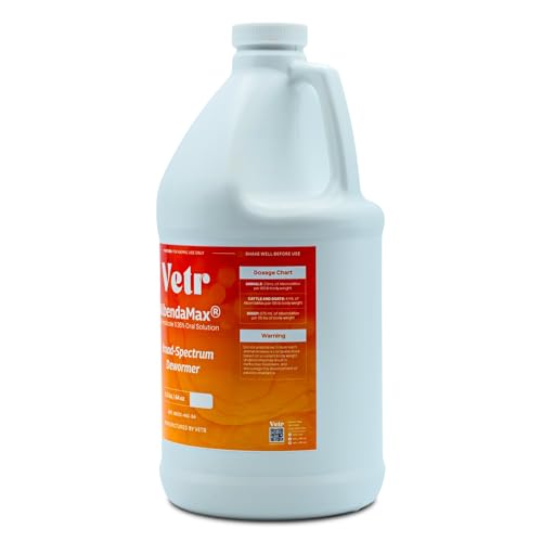 vetr AlbendaMax Oral Suspension, Liquid for Cattle, Sheep & Goats – 1/2 Gallon - size: 1/2 Gallon