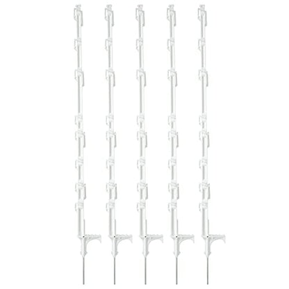 Strainrite® Multiwire Step-in Plastic Electric Fence Posts, 36" - 5 Pack