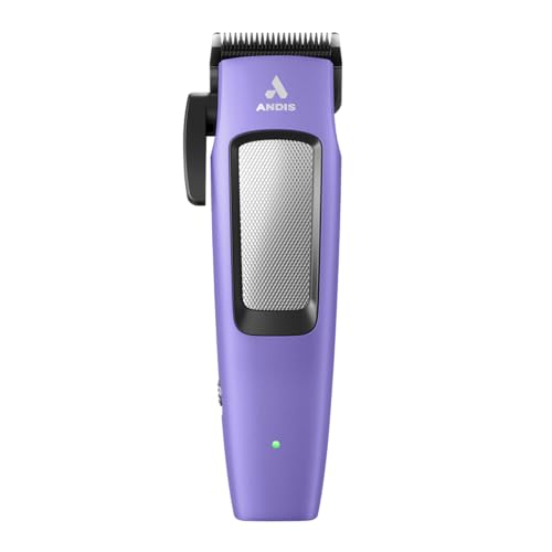 Andis 560017 Easy Clip Cordless II Dog Clipper, 10-Pc Kit, Purple - color: Purple, size: 10 Piece Kit