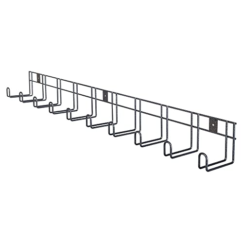 EASY-UP Pro 10 Hook Long Arm Tack Rack | Perfect for Compact Stables | 10-Hook Design | Holds Multiple Tack Articles per Hook | Rust Resistant | 7-Year Warranty