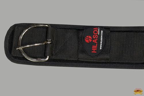 HILASON Western Horse Nylon Roper Saddle Cinch Girth Black Stainless Steel Buckle - size: 30 Inch
