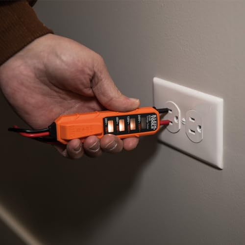 Klein Tools 80097 Beginner Tester Kit, GFCI Outlet and Receptacle Tester, Electronic and Non-Contact Test Pen, 3-Piece - size: 3-Piece Set