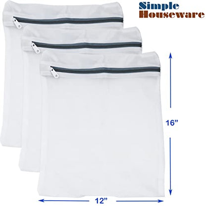 Simple Houseware Laundry Bra Lingerie Mesh Wash Bag (3 Medium) - style: 3 Medium
