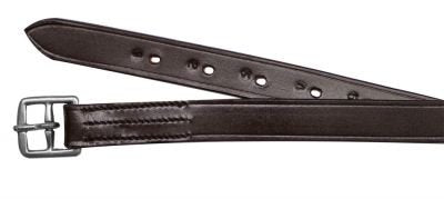 English Stirrup Leathers - color: Dark Brown