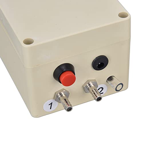 Diydeg Milking Vacuum Pump, 48W 12V Portable Large Suction Pulsation Electric Milking Machine Accessory, Automatic Livestock Goat Milker Plastic Stable Milking Equipment for Sheep Cow