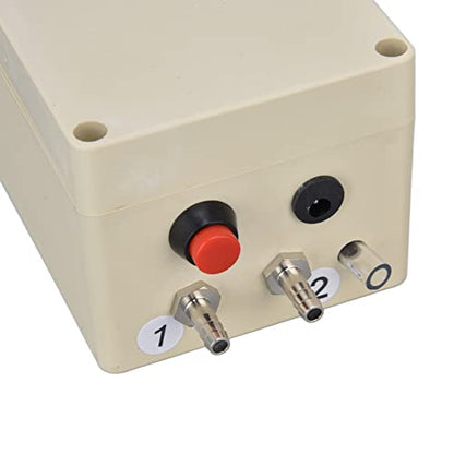 Milking Vacuum Pump, 48W Easy Installation Pulsation Milking Machine Plug and Play Transparent Nozzle Electric Milking Vacuum Pump for Livestock Products Processing (US Plug)