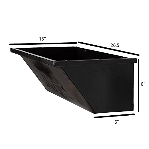 Amish Made in Lancaster PA, Feed Trough - Feed and Water Trough for Horses, Cattle, Pigs, and More - Made in the USA