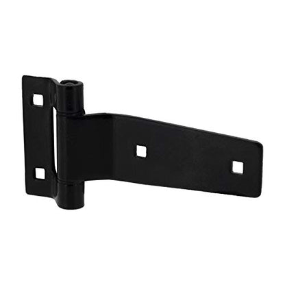 TCH Hardware 3-inch Stainless Steel Strap Tee-Hinge, 2 Pack | Heavy Duty, Garage, Barn Door, Gate, Shed, Cargo Box, Trailer and Truck Strap T Hinge (2 Pack, Black) - 505-2203816 - color: Black, size: 3 Inch