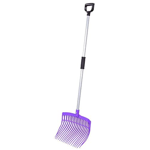 Tough 1 Pro Pick Rounded Stall Fork - color: Purple