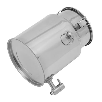 304 Stainless Steel Water Dispenser, 10L/2.64 Gal Milk Jug Dispenser | Metal Water Dispenser, Beverage Dispenser with Locking Sealed Lid, Liquid Container Storage Jug Pot for Milk, Wine, Oil