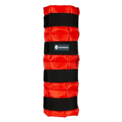 Equinavia Cool Relief Therapy Equine Ice Boots for Horses-Gel Cooling Wraps - color: Red - Pair